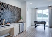 Thumbnail 3 of 17 - Resident coffee bar and gathering space at Townes at Clarkston Centre apartments in Clarkston, GA.