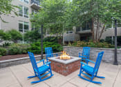 Thumbnail 19 of 20 - fire pit with rocking chairs