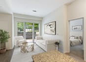 Thumbnail 4 of 20 - living room and bedroom