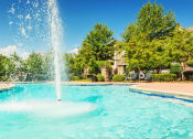 Thumbnail 14 of 27 - Villas at Hannover Apartments in Stockbridge, GA photo of resort-style pool with water fountain feature