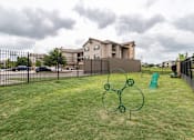 Thumbnail 3 of 33 - Dog park fenced in with obstacles
