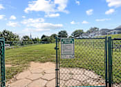 Thumbnail 15 of 21 - Pet-friendly dog park signage at Hawks Landing Apartments in Hickory, NC