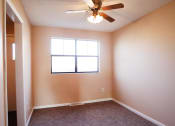Thumbnail 3 of 27 - Apartment Bedroom with Ceiling Fan