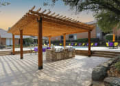 Thumbnail 17 of 25 - grilling area at Longview TX apartments