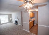 Thumbnail 5 of 20 - Spacious Living Room in Apartment