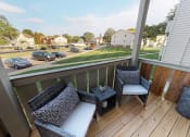 Thumbnail 11 of 18 - balcony at Castle Pointe Apartments