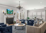 Thumbnail 1 of 30 - Gathering area in apartment clubhouse in Holly, Michigan