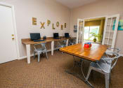 Thumbnail 13 of 18 - business center at Castle Pointe Apartments