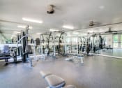 Thumbnail 14 of 31 - fitness center with Weight Machines 
