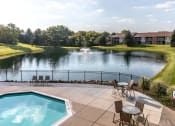 Thumbnail 25 of 33 - pool sundeck at apartment community