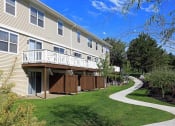 Thumbnail 17 of 20 - Landscaping at apartment complex