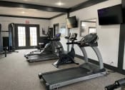 Thumbnail 9 of 17 - fitness center at abbey court with treadmill