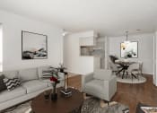 Thumbnail 25 of 33 - open living area in apartment