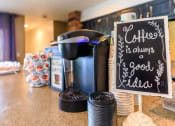 Thumbnail 18 of 27 - coffee station at clubhouse