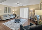 Thumbnail 1 of 27 - apartment living room with a couch