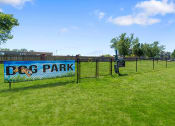 Thumbnail 24 of 28 - a sign that says dog park on the side of a fence