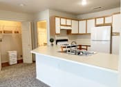 Thumbnail 3 of 13 - Apartment Kitchen with appliances