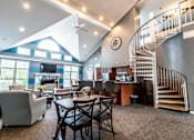 Thumbnail 12 of 25 - Large apartment clubhouse for entertaining
