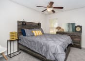 Thumbnail 6 of 25 - bedroom with overhead fan/light