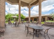 Thumbnail 14 of 25 - pavilion seating area at acadian point apartments