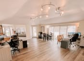 Thumbnail 22 of 27 - leasing office with a hardwood floor and a