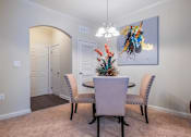 Thumbnail 4 of 11 - dining room with a table