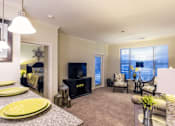 Thumbnail 1 of 11 - apartment living room with a television