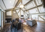 Thumbnail 19 of 29 - Clubhouse space with vaulted ceilings
