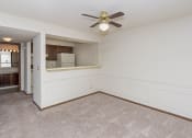 Thumbnail 12 of 29 - dining area with overhead fan/ light