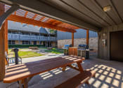 Thumbnail 15 of 24 - grilling and picnic area at camelot apartments