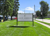 Thumbnail 18 of 18 - a welcome sign for Clair Commons Apartments