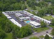 Thumbnail 12 of 12 - aerial view of apartment complex