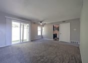 Thumbnail 2 of 12 - apartment living room with sliding glass door