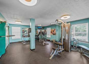 Thumbnail 19 of 23 - Apartment Fitness Center with Free Weights