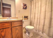 Thumbnail 7 of 31 - apartment bathroom with tub