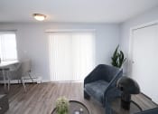 Thumbnail 6 of 18 - apartment living room with window coverings
