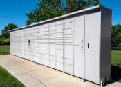 Thumbnail 19 of 31 - the side of a amazon hub with a garage door