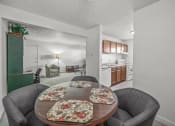 Thumbnail 4 of 24 - apartment dining and kitchen area