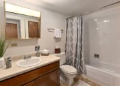Thumbnail 8 of 30 - apartment bathroom with tub