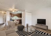 Thumbnail 1 of 20 - a living room with a couch and a table