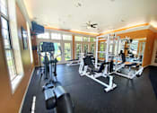 Thumbnail 16 of 33 - Fitness Center at River Oaks Apartments