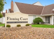 Thumbnail 22 of 24 - a building with a sign that reads flaming court luxury apartments