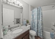 Thumbnail 13 of 30 - full apartment bathroom in holly Michigan