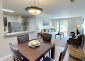 Thumbnail 4 of 30 - dining room in apartment