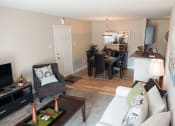 Thumbnail 5 of 30 - apartment living room and dining room