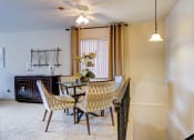 Thumbnail 4 of 16 - Spacious dining room at the villages at general grant apartments