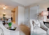 Thumbnail 6 of 16 - connected living and dining area at Villages at general grant apartments