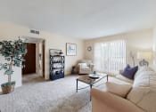 Thumbnail 2 of 22 - a living room with a couch and a chair