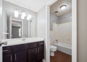 Thumbnail 11 of 18 - bathroom vanity at Huntley Ridge Clarksville Apartments
