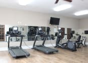 Thumbnail 12 of 16 - apartment gym at homestead apartments